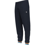 Fleece Jogger with Flat Knit Trim (Dark Sapphire) 