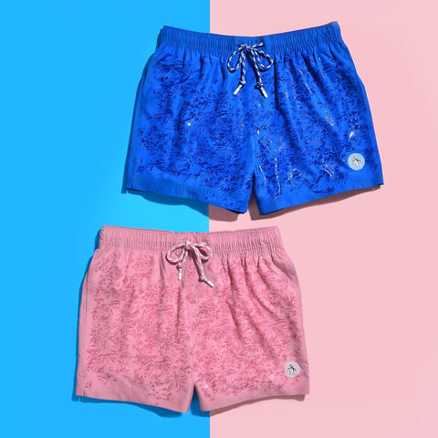 Floral Magic Print Swim Shorts-Swim-Original Penguin