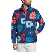 Floral Print Rain Jacket (Dress Blues) 