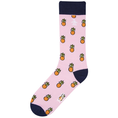 Fresh Pineapple Sock-Socks-Pink-NS-Original Penguin