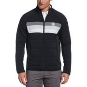 Full Zip 70s Insulated Golf Jacket (Caviar) 