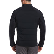 Full Zip 70s Insulated Golf Jacket (Black Iris) 