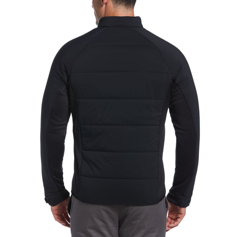 Full Zip 70s Insulated Golf Jacket (Black Iris) 