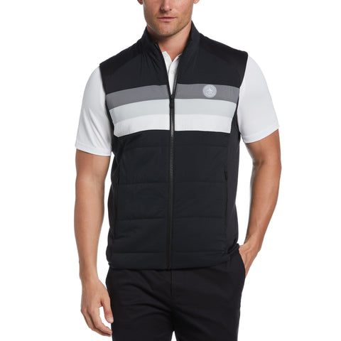 Full Zip 70s Insulated Golf Jacket (Caviar) 