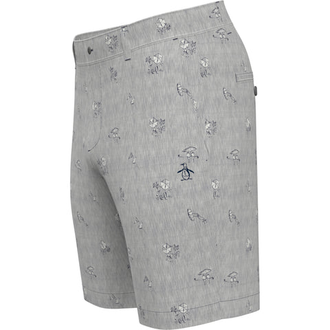 Men's Fun In Da Sun 8" Printed Golf Short  (Astral Night) 