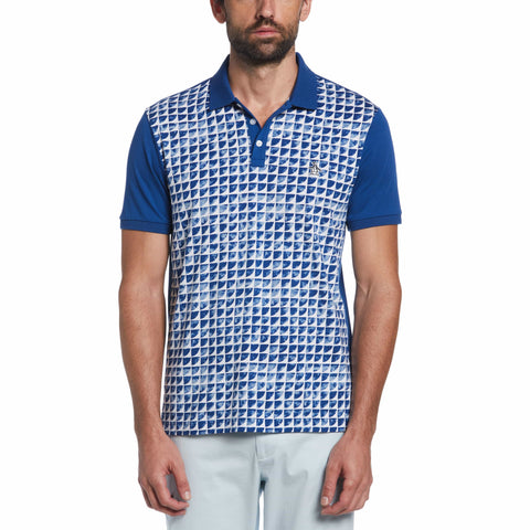Geo Print Front Polo (Limoges) 