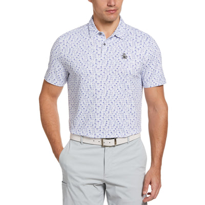 Have a Beer Novelty Print Golf Polo Shirt (Bluing) 