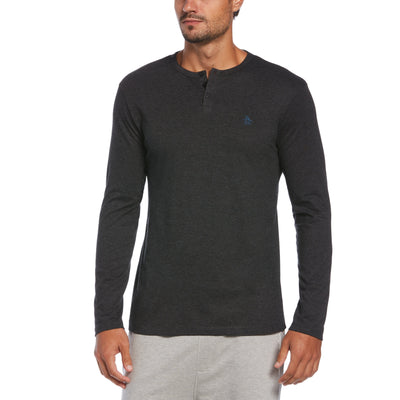 Henley Shirt-Underwear-Black-S-Original Penguin