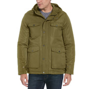 Hooded Out Field Jacket-Outerwear-Burnt Olive-L-Original Penguin