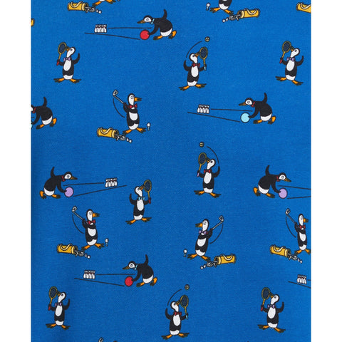 French Terry Printed Shirt (French Blue) 