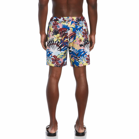 Jungle Camo Volley Swim (Dark Sapphire) 