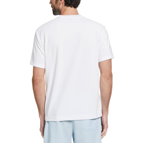 Knit Corduroy Soft Touch T-Shirt (Bright White) 