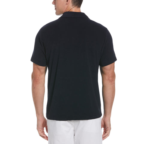 Knit Terry SportShirt (Dark Sapphire) 