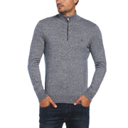 Marled Stripe Crew Neck Sweater-Sweaters-Dark Sapphire-L-Original Penguin