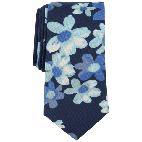 Novick Floral Tie-Ties-Navy-NS-Original Penguin