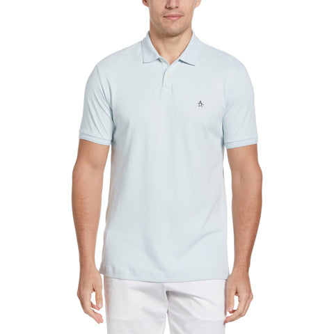 Organic Cotton Interlock Daddy Polo (Ballad Blue) 