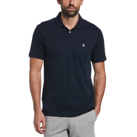 Organic Cotton Interlock Daddy Polo (Dark Sapphire) 