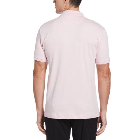 Organic Cotton Interlock Daddy Polo (Parfait Pink) 
