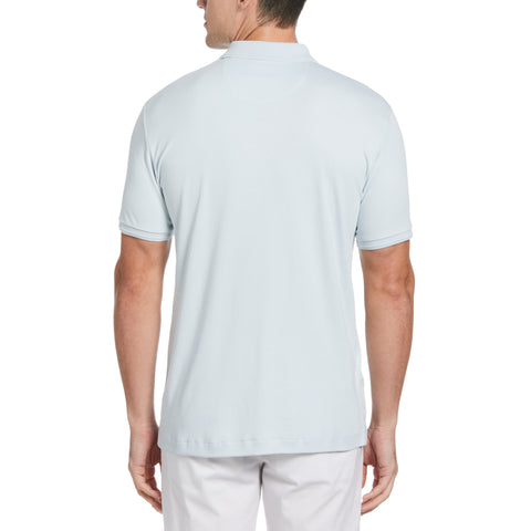 Organic Cotton Interlock Daddy Polo (Ballad Blue) 