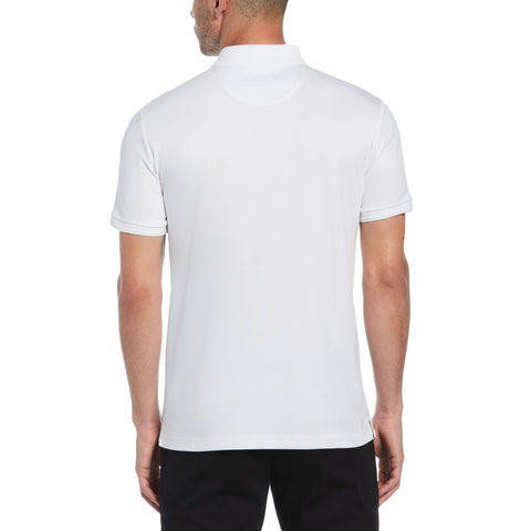 Organic Cotton Interlock Daddy Polo (Bright White) 
