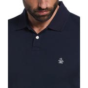 Organic Cotton Interlock Daddy Polo (Dark Sapphire) 