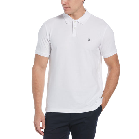 Daddy Pique Polo-Polos-Bright White-L-Original Penguin