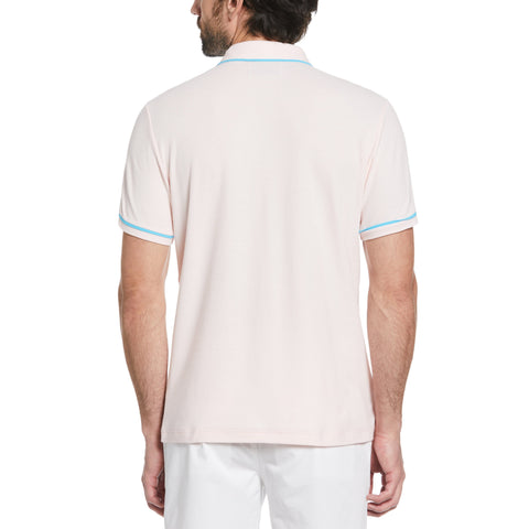 Earl Organic Cotton Polo Shirt (Pink Dogwood) 