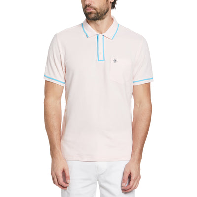 Earl Organic Cotton Polo Shirt (Pink Dogwood) 