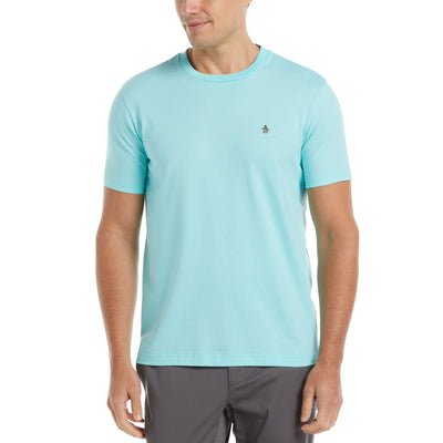 Sticker Pete Organic Cotton T-Shirt (Aruba Blue) 
