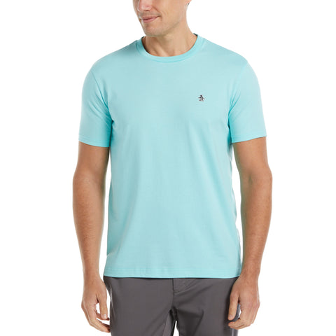 Sticker Pete Organic Cotton T-Shirt (Aruba Blue) 