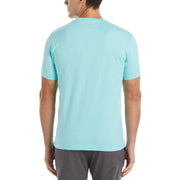 Sticker Pete Organic Cotton T-Shirt (Aruba Blue) 