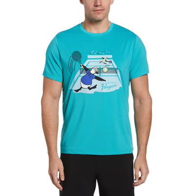 Original Performance Graphic Tennis T-Shirt (Baltic) 
