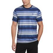 Performance Resort Stripe Tennis T-Shirt (Astral Night) 