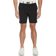 Flat Front Pete Perfomance 8" Golf Short (Caviar) 