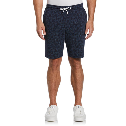Pete Print Drawstring Shorts (Dark Sapphire) 