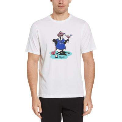Pete's In Da Party Print Golf Tee (Bright White) 