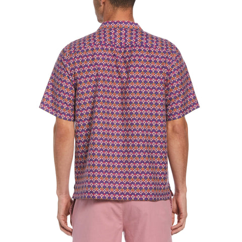 Pink Geo Print Shirt-Shirts-Original Penguin