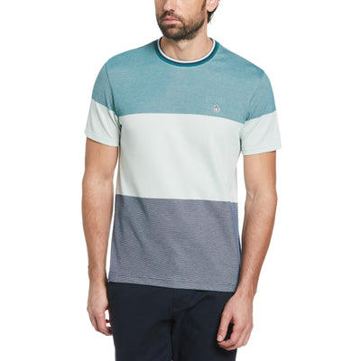 Pique Color Block Tee (Pacific) 