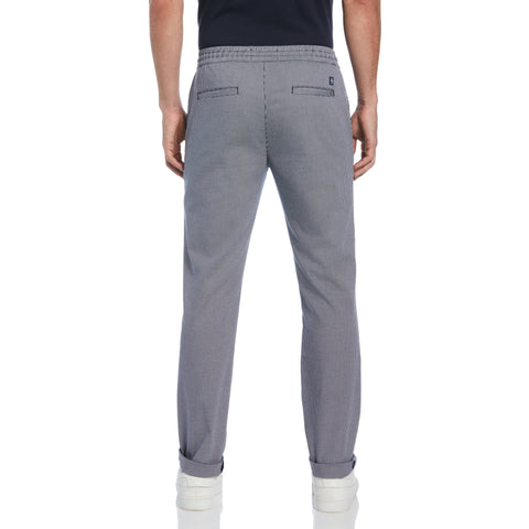 Plaid Drawstring Pant (Glacier Gray) 