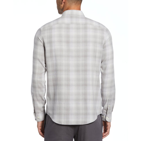 Plaid Flannel Shirt (Gray Flannel) 