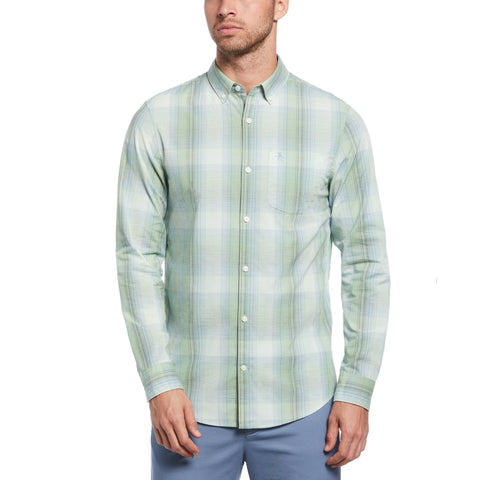 Plaid Shirt (Celadon) 