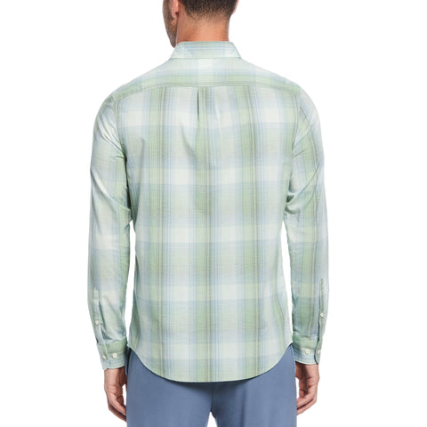 Plaid Shirt (Celadon) 