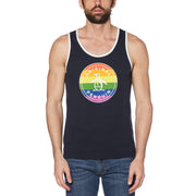 Pride Stamp Logo Tank Dark Sapphire / M