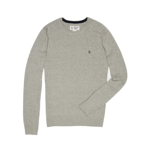 Raglan Crew Neck Sweater-Sweaters-Original Penguin