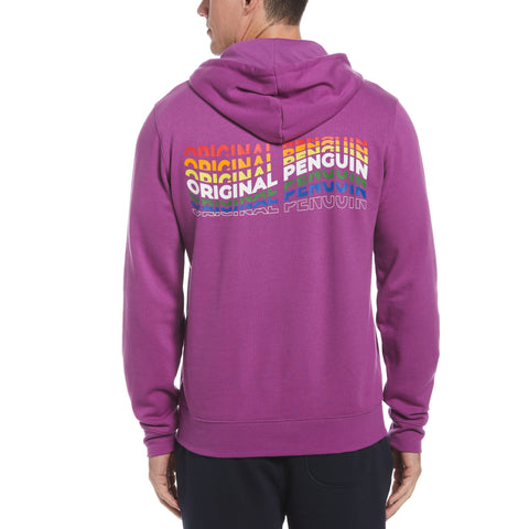 Rainbow Pete Pride Hoodie (Dahlia) 