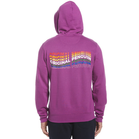 Rainbow Pete Pride Hoodie (Dahlia) 