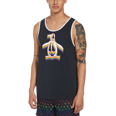 Rainbow Pete Pride Tank (Dark Sapphire) 