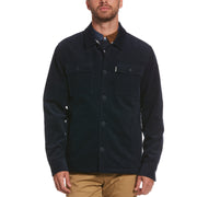 Corduroy Shirt Jacket-Outerwear-Dark Sapphire-XL-Original Penguin