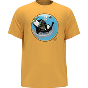 Shipwreck Pete Print Golf Tee (Warm Apricot) 