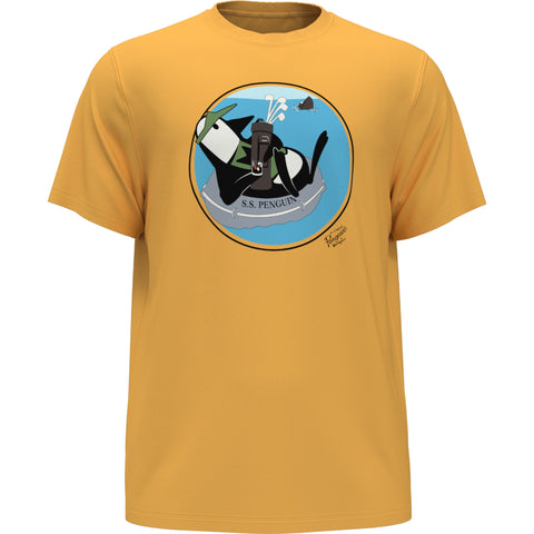 Shipwreck Pete Print Golf Tee (Warm Apricot) 